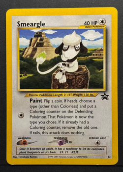 Pokemon Jigglypuff #7 Black Star Promo & Smeargle WOTC Black Star Promo #32 - Image 5