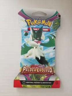 Pokemon Scarlet & Violet Paldea Evolved Sleeved Booster Pack - Image 1