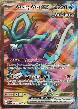 Walking Wake ex Full Art Ultra Rare - 189/162 - Temporal Forces Pokemon 2024 - Image 1