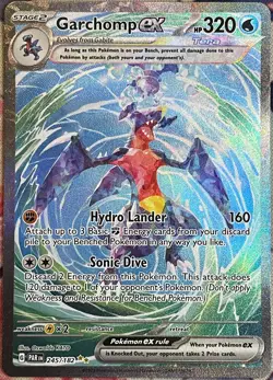 Garchomp ex Special Illustration Rare - 245/182 - Paradox Rift Pokemon 2023 - Image 1