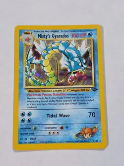 Pokemon Holo Unlimited Misty's Gyarados Gym Challenge #13/132 - Image 1