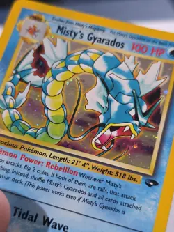 Pokemon Holo Unlimited Misty's Gyarados Gym Challenge #13/132 - Image 2
