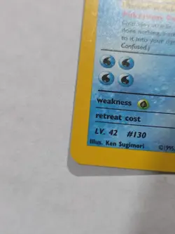 Pokemon Holo Unlimited Misty's Gyarados Gym Challenge #13/132 - Image 5