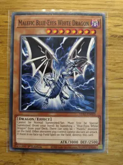 Yugioh Malefic Blue-Eyes White Dragon - Common - LDS2-EN005 - 1st Edition - NM - Image 1