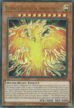 The Winged Dragon of Ra-Immortal Phoenix - DUPO-EN046 Ultra Rare 1st NM - Yugioh - Image 1
