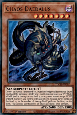 Chaos Daedalus - TOCH-EN007 Ultra Rare 1st Ed NM Yugioh - Image 1