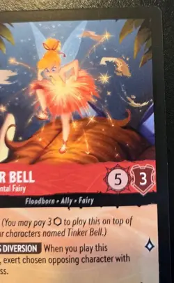 Tinker Bell - Temperamental Fairy 115/204 Uncommon Whispers In The Well Lorcana - Image 3