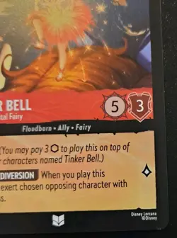 Tinker Bell - Temperamental Fairy 115/204 Uncommon Whispers In The Well Lorcana - Image 5