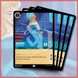 Disney Lorcana TCG: AURORA - REGAL PRINCESS x4 | Uncommon *IN STOCK* - Image 1
