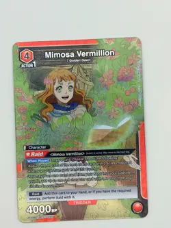 Black Clover Union Arena TCG Card Mimosa Vermillion English UE08BT/BCV-1-093 SR - Image 1