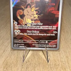 Pokemon TCG Team Rockets Meowth Card 203/182 Destined Rivals - Image 2