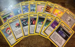 All Common + Uncommon(80-95) Trainer Cards For 1999 Base Set, Pokemon TCG, MP-NM - Image 1