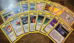 All Common + Uncommon(80-95) Trainer Cards For 1999 Base Set, Pokemon TCG, MP-NM - Image 2