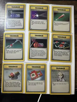 All Common + Uncommon(80-95) Trainer Cards For 1999 Base Set, Pokemon TCG, MP-NM - Image 3