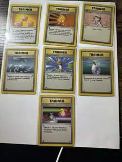 All Common + Uncommon(80-95) Trainer Cards For 1999 Base Set, Pokemon TCG, MP-NM - Image 5