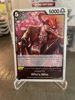 One Piece Card Game Who's Who OP08-091 English Playset X4 NM+ ! - Image 2