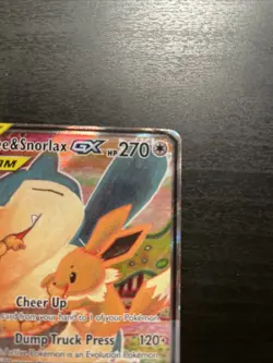Pokemon TCG Sun & Moon Eevee and Snorlax GX SM169 Holo Tag Team Promo Card - Image 3