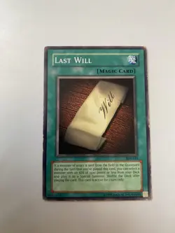 Last Will SDY-039 YuGiOh card - Image 1