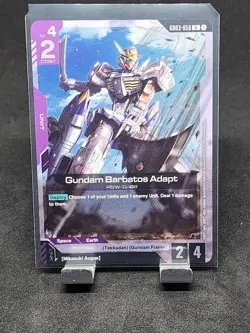 GUNDAM CARD GAME GD03-056 GUNDAM BARBATOS ADAPT (R) FOIL CARD - STEEL REQUIEM - Image 1