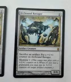 ✔🪄🦀SET OF 2 MTG Arcbound Ravager Darksteel 2004 MAGIC THE GATHERING 📸SEE📸 - Image 5