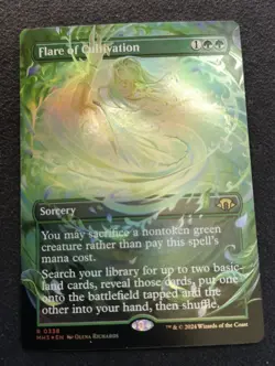 Flare Of Cultivation - Foil - Borderless - MH3 - MTG - NM Unplayed - EN - 0338 - Image 1