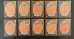 MTG 10X JAPANESE BLACK BORDERED SWAMP FBB MAGIC THE GATHERING BASIC LAND #A - Image 4