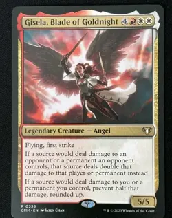 1x MTG Gisela, Blade of Goldnight - Commander Masters Rare! NM Mint! - Image 1