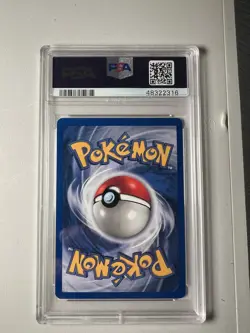 Misdreavus Neo Revelation Holo PSA 8 Double Holo Error With Swirl Pokemon 2001 - Image 2