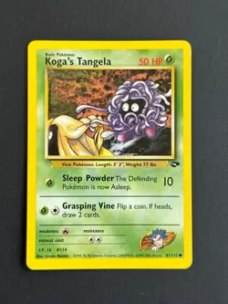 Carte Pokemon - Koga's Weedle 82/132 - Gym Challenge - Anglais - Image 1