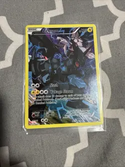 Pokemon TCG Zekrom XY76 Full Art Black Star Holo Foil 2015 Promo #XY76 LP JL - Image 1