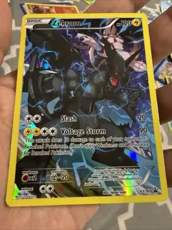 Pokemon TCG Zekrom XY76 Full Art Black Star Holo Foil 2015 Promo #XY76 LP JL - Image 2