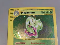 Pokemon Expedition # 18/165 Holo Meganium (E-Reader) [Never Played] - Image 2