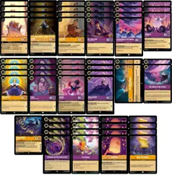 Disney Villains Deck - Disney Lorcana - Custom Built - Powerful - 60 Card!!! - Image 1