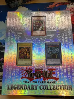 YuGiOh! Legendary Collection 1 Binder | Used | Includes God Cards & 200+ cards - Image 1