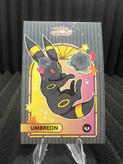 Window Umbreon - Star Holo - Let's Go Eevee Database - Pokemon Card - Image 1