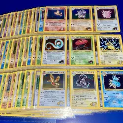 Complete Gym Heroes Set 132/132 Vintage Unlimited Pokemon Cards HOLO 2000 - Image 1