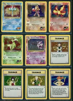 Complete Gym Heroes Set 132/132 Vintage Unlimited Pokemon Cards HOLO 2000 - Image 5