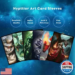 Hypttior 100ct Matte Art Card Sleeves - Feel My Wrath, Perfect for MTG, TCG C - Image 5