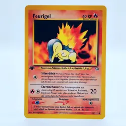 Pokemon TCG Karte Feurigel 1. Edition 56/111 • Neo Genesis Deutsch NM+ PSA Ready - Image 1