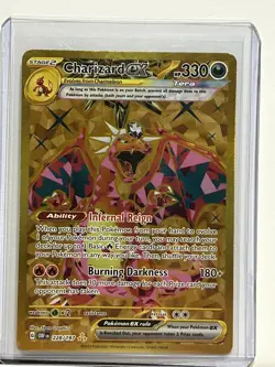 Pokemon TCG Charizard EX Obsidian Flames Holo Hyper Rare Card 228/197 - Image 1