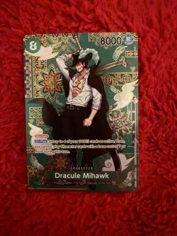 Bandai Dracule Mihawk Foil Blocker Character Card OP12-030 One Piece CCG 8000 - Image 4