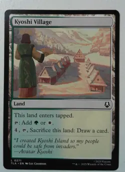 Kyoshi Village *Land* Magic MtG x1 Avatar: The Last Airbender - Image 1