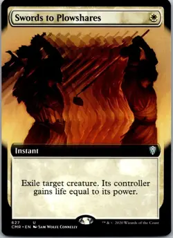Swords to Plowshares (Extended Art) U Commander Legends 627 NM - Image 1