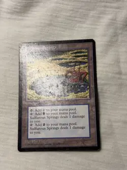 Mtg Sulfurous Springs Ice Age Regular Land - Image 3
