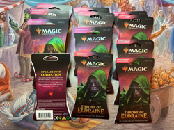 MTG Throne of Eldraine (ELD) Collector Booster Hanger Pack Lot - 12 packs - Image 2