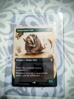 Badgermole Cub (Borderless) Avatar: The Last Airbender Regular NM/M 0326 NP - Image 2