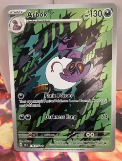 Arbok - 176/162 - Pokemon Temporal Forces Illustration Rare Card NM - Image 1