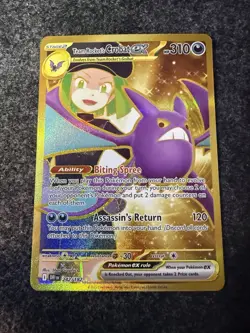 Pokemon Team Rocket's Crobat EX 242/182 Destined Rivals Holo Hyper Rare 310HP - Image 1