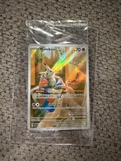 Mimikyu 075 SVP Scarlet & Violet Stamped Pokemon Center Promo - Image 1