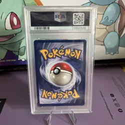 1999 POKEMON FOSSIL #4 DRAGONITE-HOLO PSA 8 - Image 2